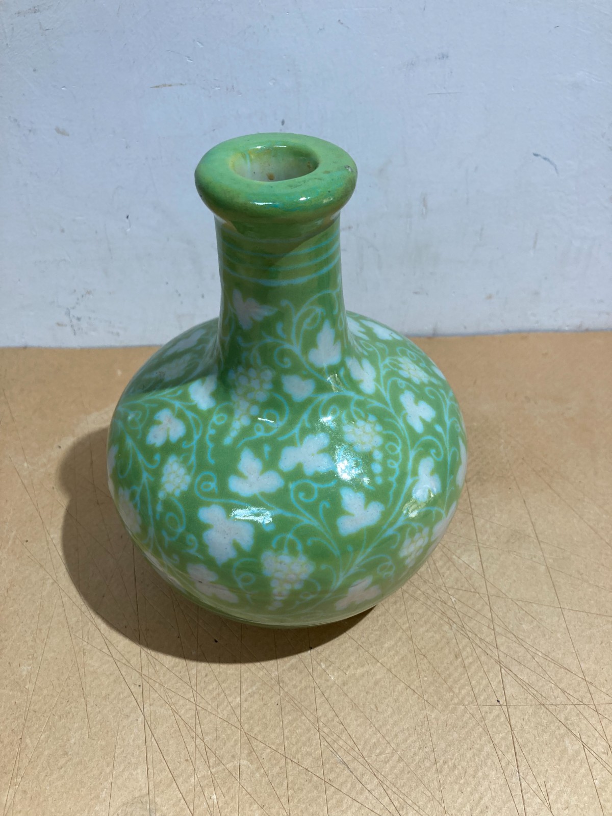 Ceramiche Da Collezione, Decorativa Bottiglia, Enologia, Grappoli d'Uva, Abruzzo
