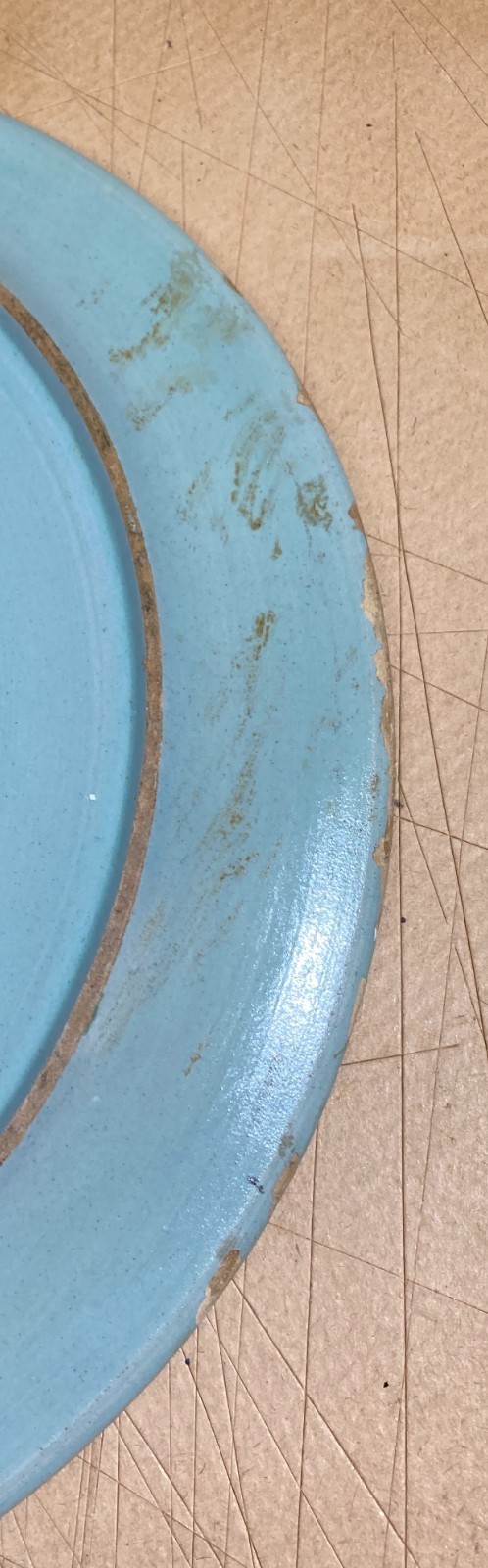 Ceramiche Da Collezione: Abruzzo, Pescara, M.A.D.A., Polci, Piatto Da Restaurare Floreale