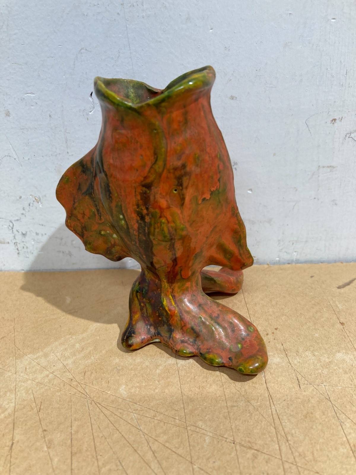 Soprammobile In Ceramica A Forma Di Pesce, Pescara, Prima Metà Del '900