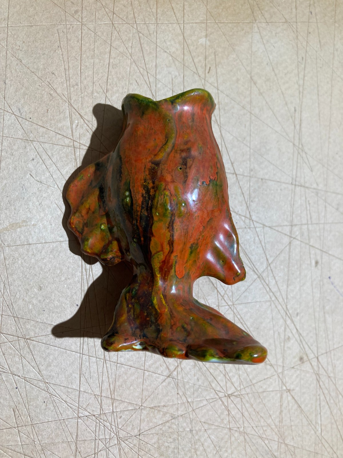 Soprammobile In Ceramica A Forma Di Pesce, Pescara, Prima Metà Del '900