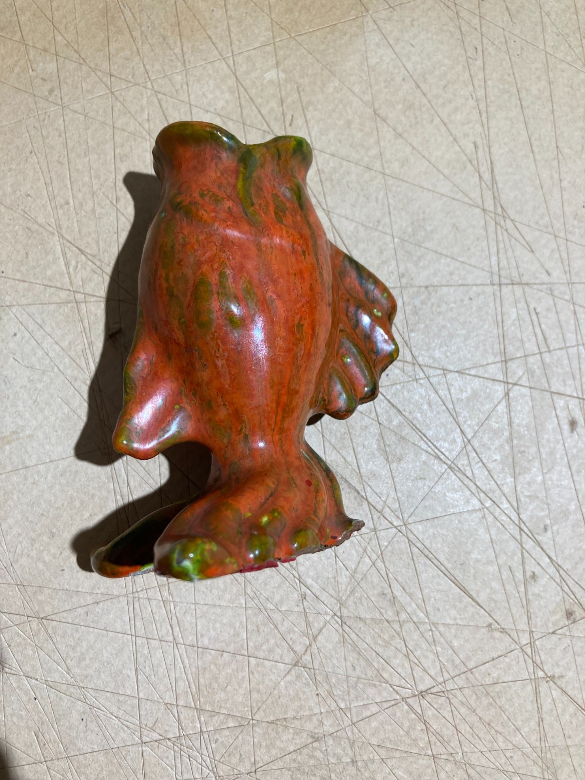Soprammobile In Ceramica A Forma Di Pesce, Pescara, Prima Metà Del '900