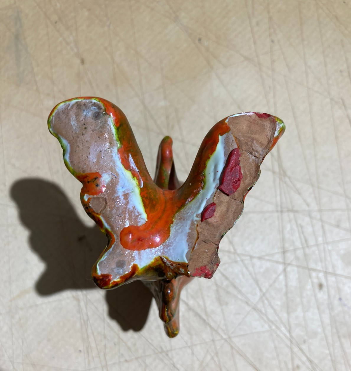 Soprammobile In Ceramica A Forma Di Pesce, Pescara, Prima Metà Del '900