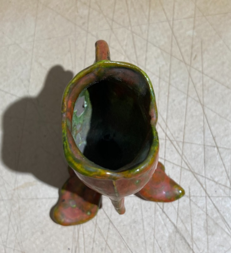 Soprammobile In Ceramica A Forma Di Pesce, Pescara, Prima Metà Del '900