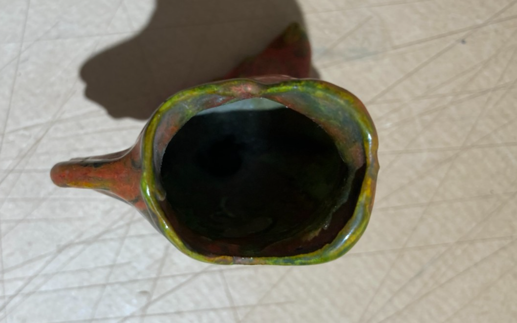 Soprammobile In Ceramica A Forma Di Pesce, Pescara, Prima Metà Del '900