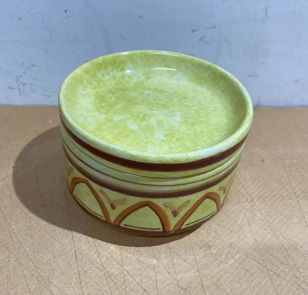 Scatola Cilindrica in Ceramica Scm Chieti (abruzzo), Metà del '900