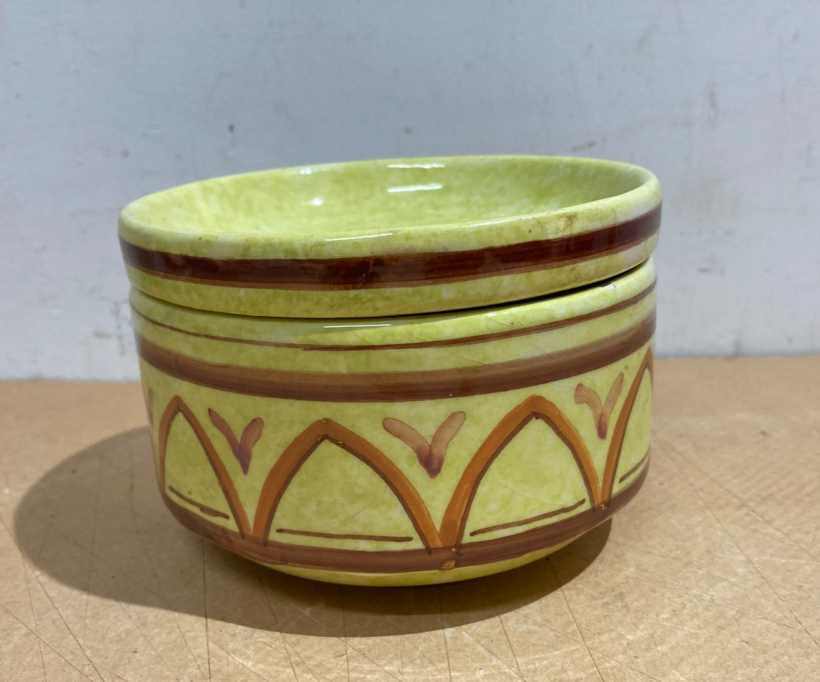 Scatola Cilindrica In Ceramica SCM Chieti (Abruzzo), Metà Del '900