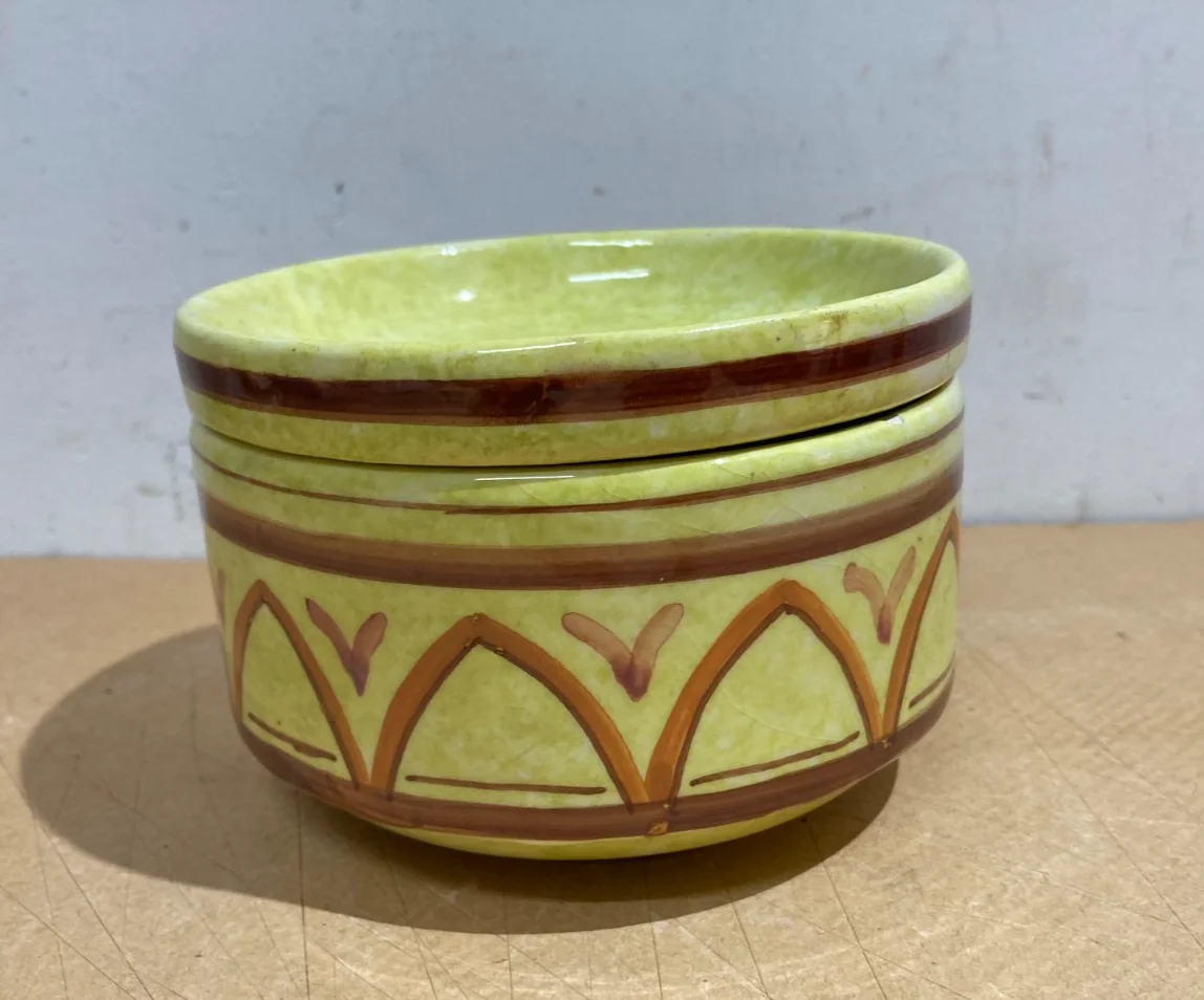 Scatola Cilindrica in Ceramica Scm Chieti (abruzzo), Metà del '900
