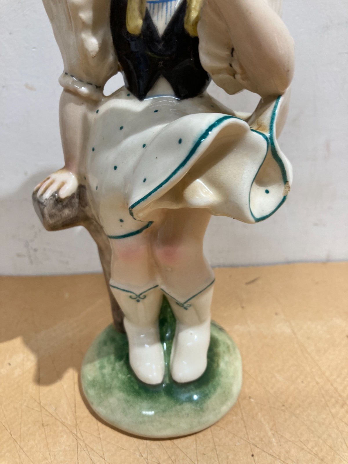 Scultura Olandesina In Ceramica Policroma, T. Galli, XX Secolo