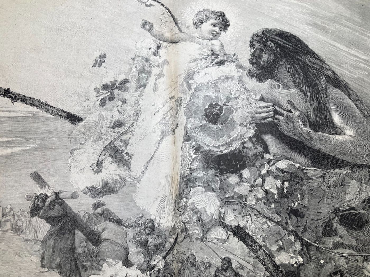 Il Natale Di Alessandro Manzoni. Illustrazione Di Edoardo Dalbono.