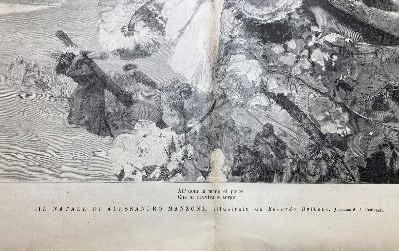 Il Natale Di Alessandro Manzoni. Illustrazione Di Edoardo Dalbono.