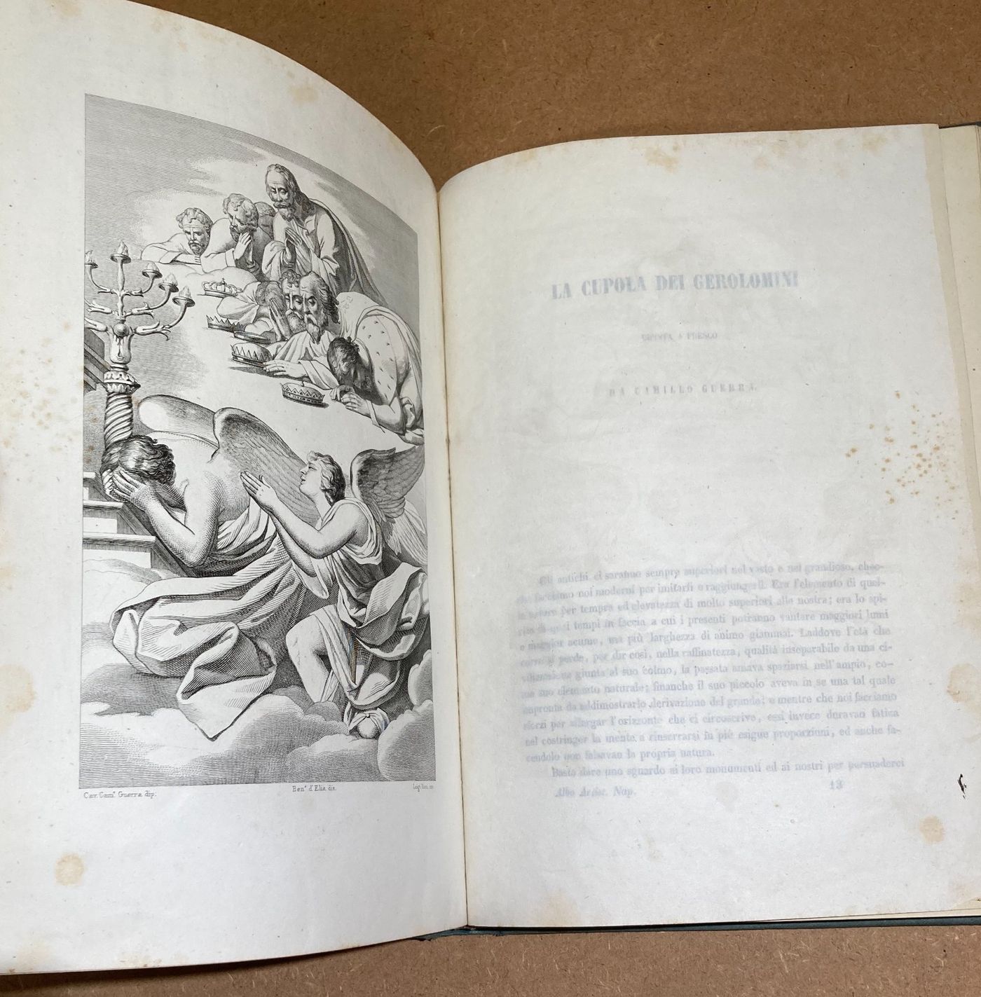 Albo Artistico Napoletano: Cammarano, Palizzi, De Napoli, Fergola, Ruo (1853)