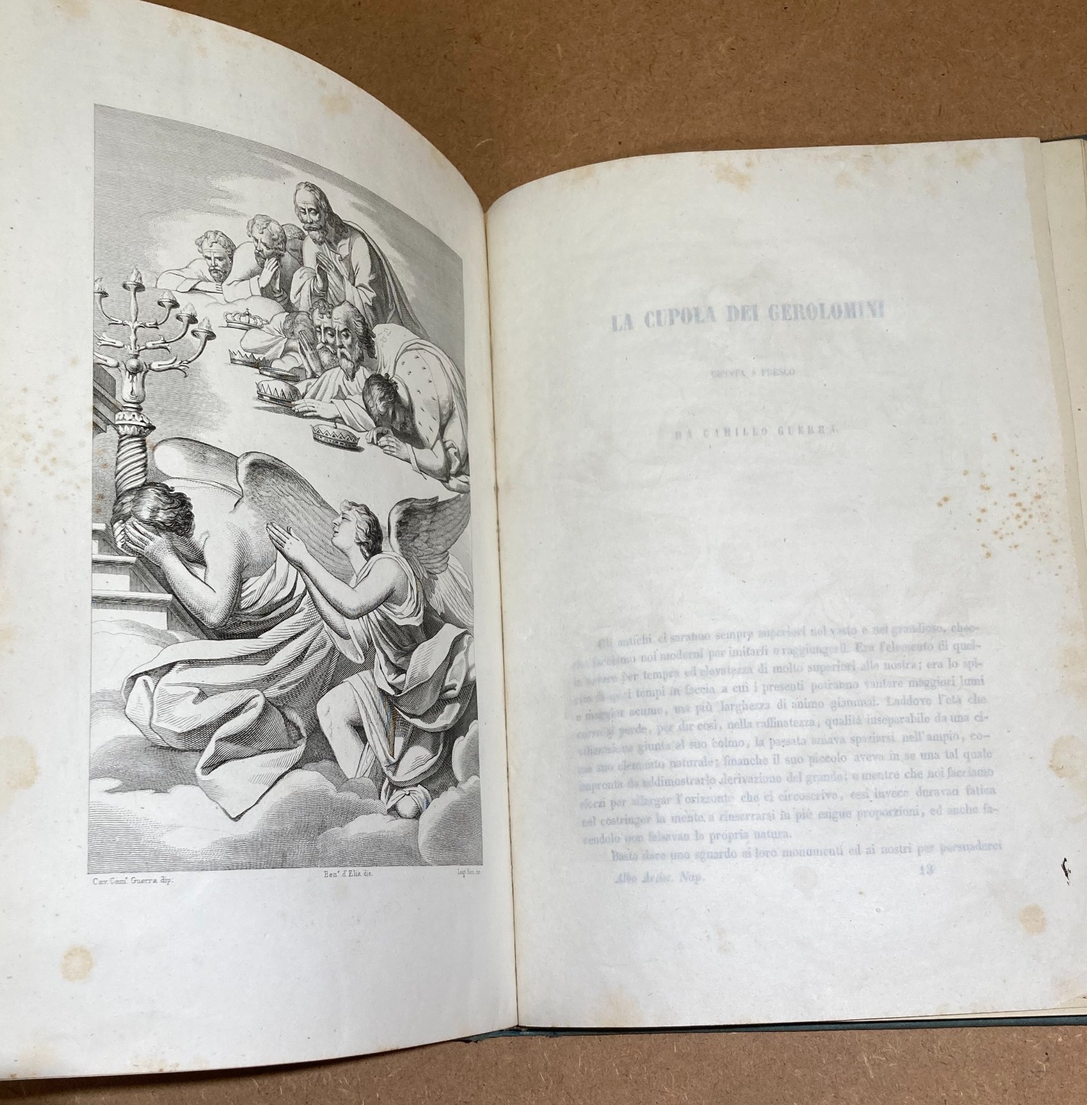 Albo Artistico Napoletano: Cammarano, Palizzi, De Napoli, Fergola, Ruo (1853)