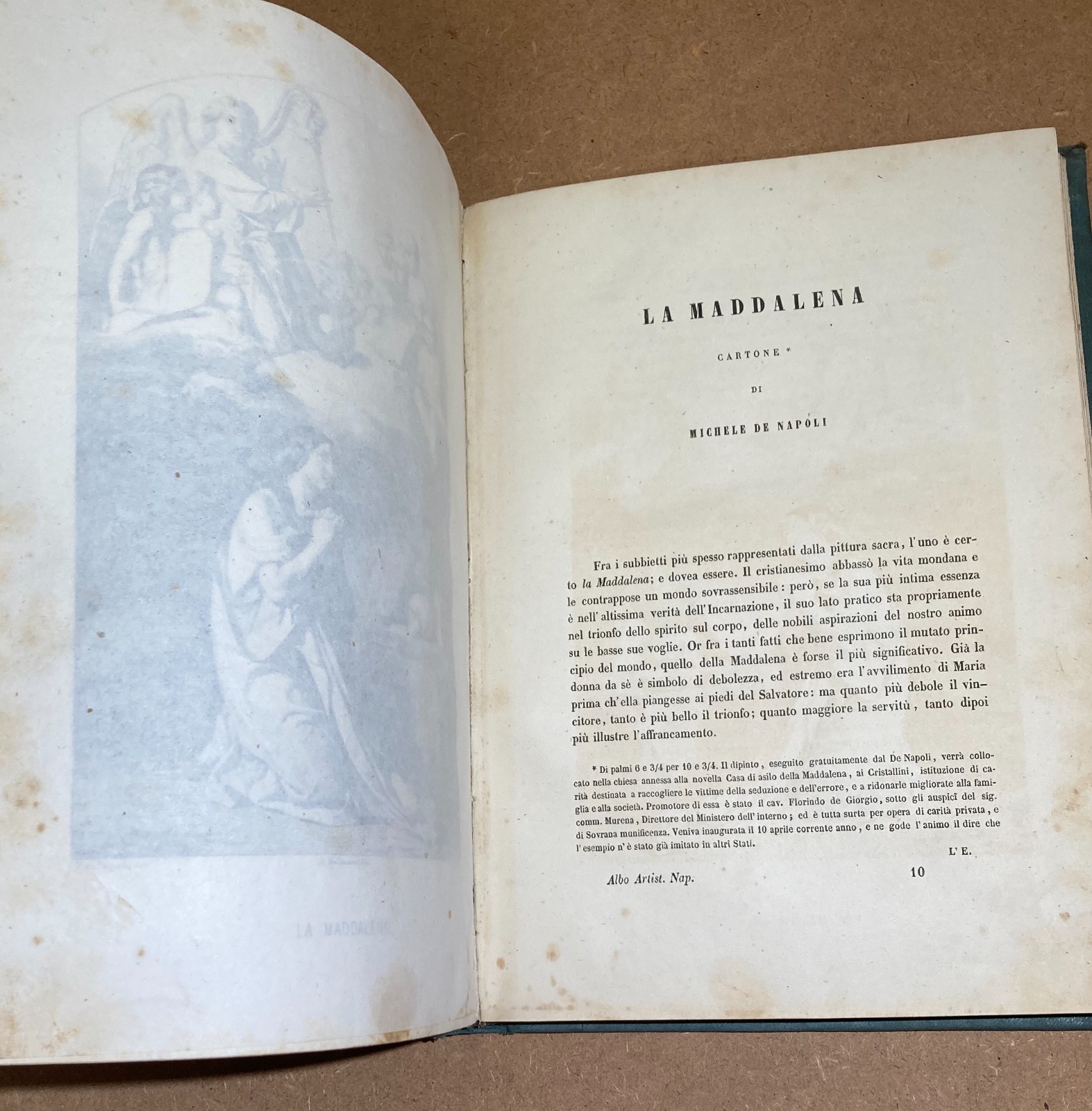 Albo Artistico Napoletano: Cammarano, Palizzi, De Napoli, Fergola, Ruo (1853)