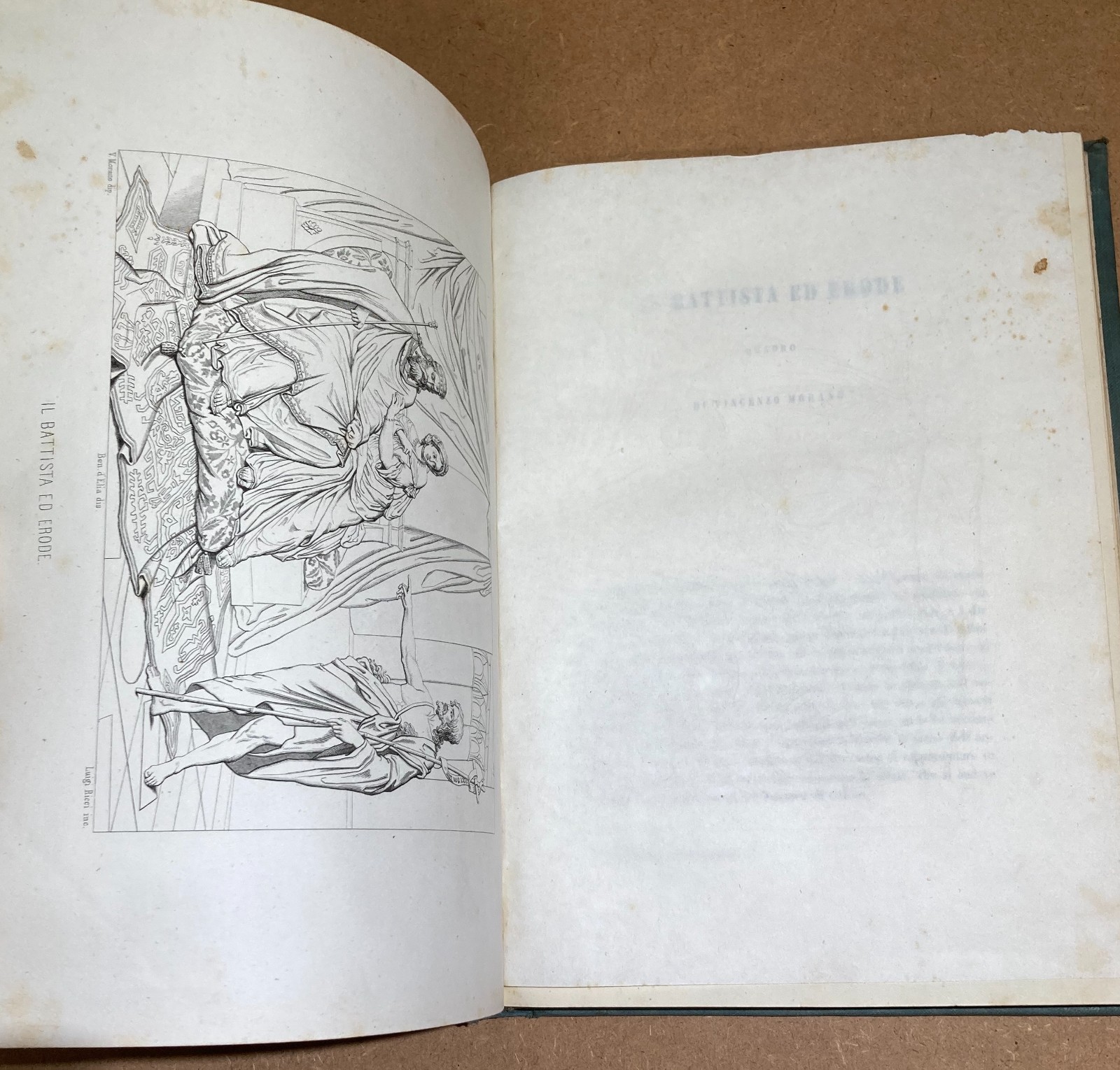 Albo Artistico Napoletano: Cammarano, Palizzi, De Napoli, Fergola, Ruo (1853)