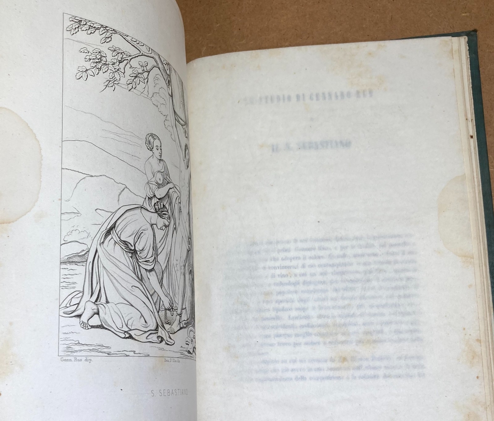 Albo Artistico Napoletano: Cammarano, Palizzi, De Napoli, Fergola, Ruo (1853)