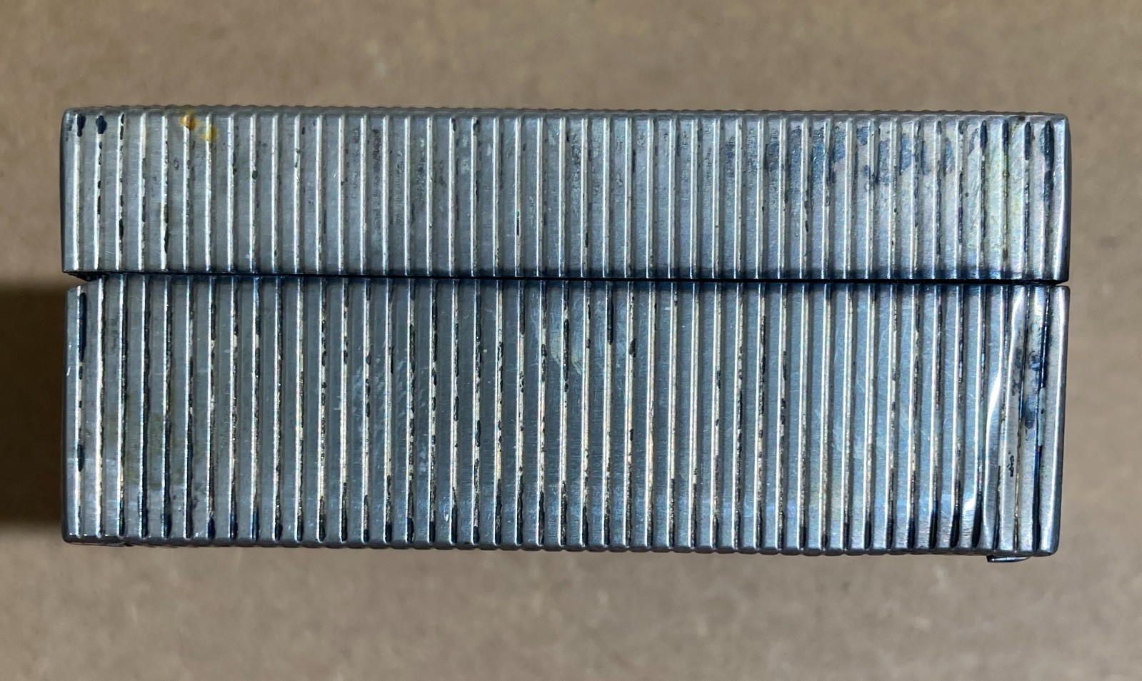 Cofanetto Decorativo In Metallo Argentato E Legno (metà Del Novecento)