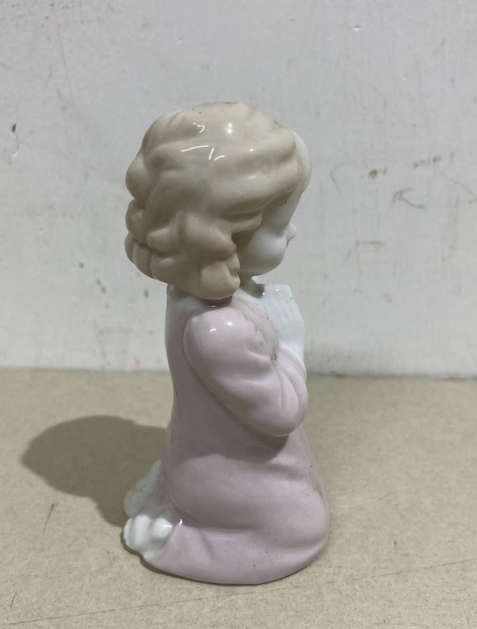 Decorativo Soprammobile, Figurina Da Collezione: Bimba In Preghiera