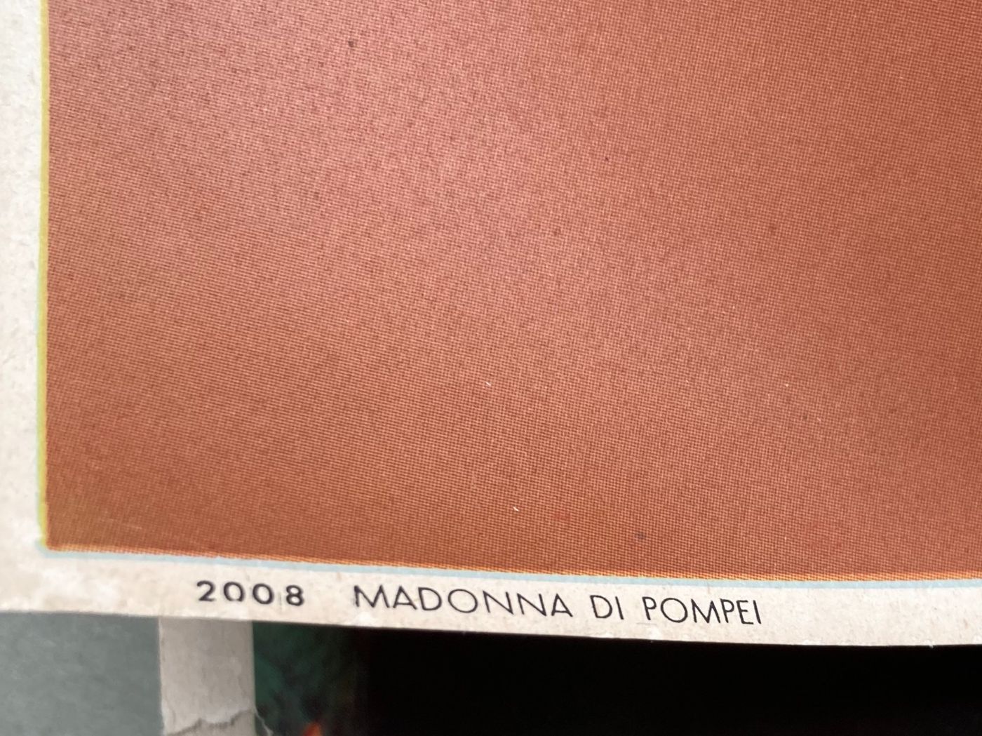 Arte Devozionale   Grande Stampa A Colori   Madonna Del Rosario O Di Pompei   '900