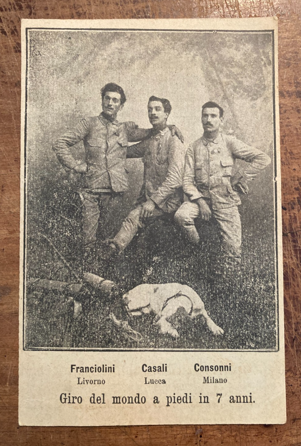 Viaggi, Giro Del Mondo A Piedi: Franciolini, Casali, Consonni