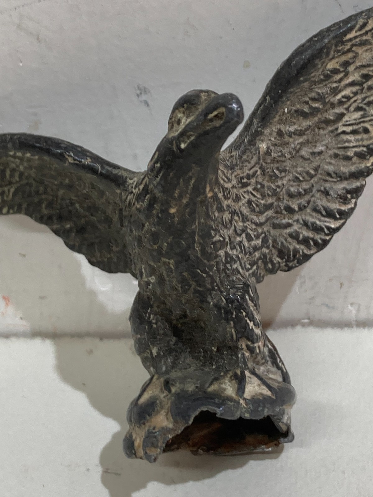 Scultura Antica: Piccola Aquila. Soprammobile Da Collezione Utile Per Restauri