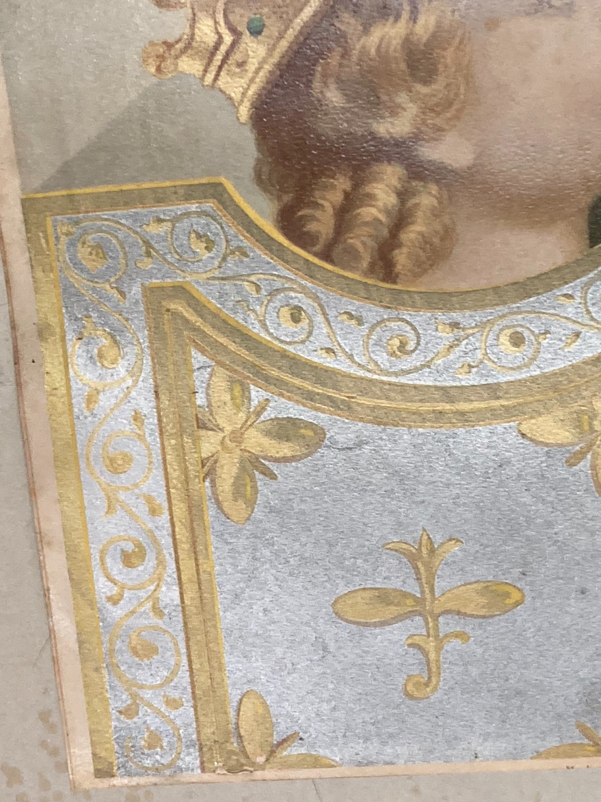 Antica Stampa Devozionale: Madonna Con Bambino (Madonna Dell'Arco)