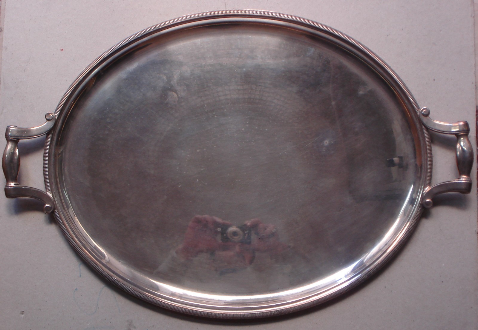 Christofle, Grande Vassoio Decorativo Da Collezione d'Epoca