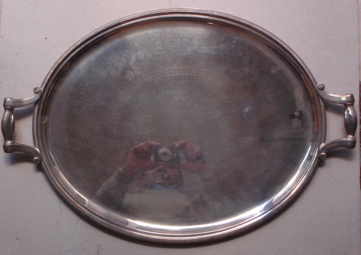 Christofle, Grande Vassoio Decorativo Da Collezione d'Epoca