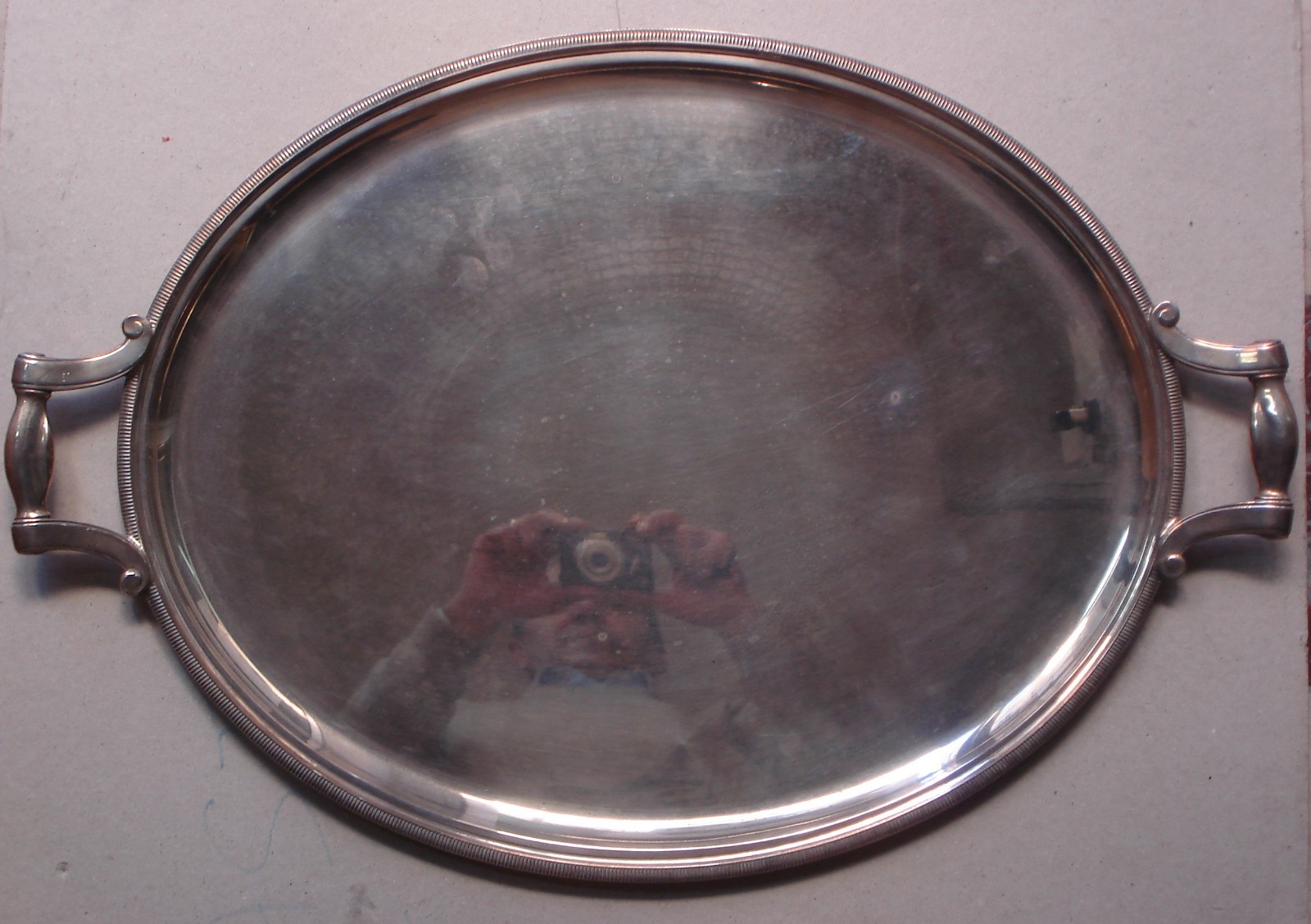 Christofle, Grande Vassoio Decorativo Da Collezione d'Epoca