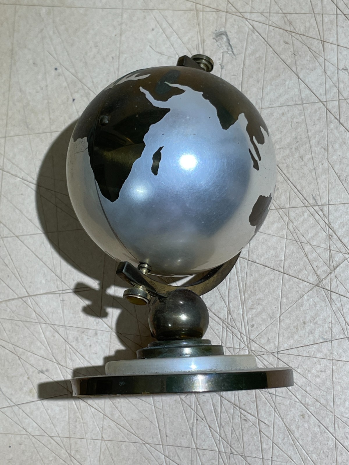 Globo Terrestre Decorativo Con Orologio Meridiana E Portafoto