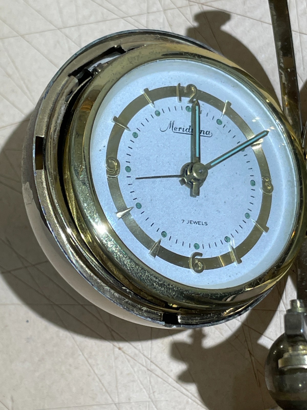 Globo Terrestre Decorativo Con Orologio Meridiana E Portafoto
