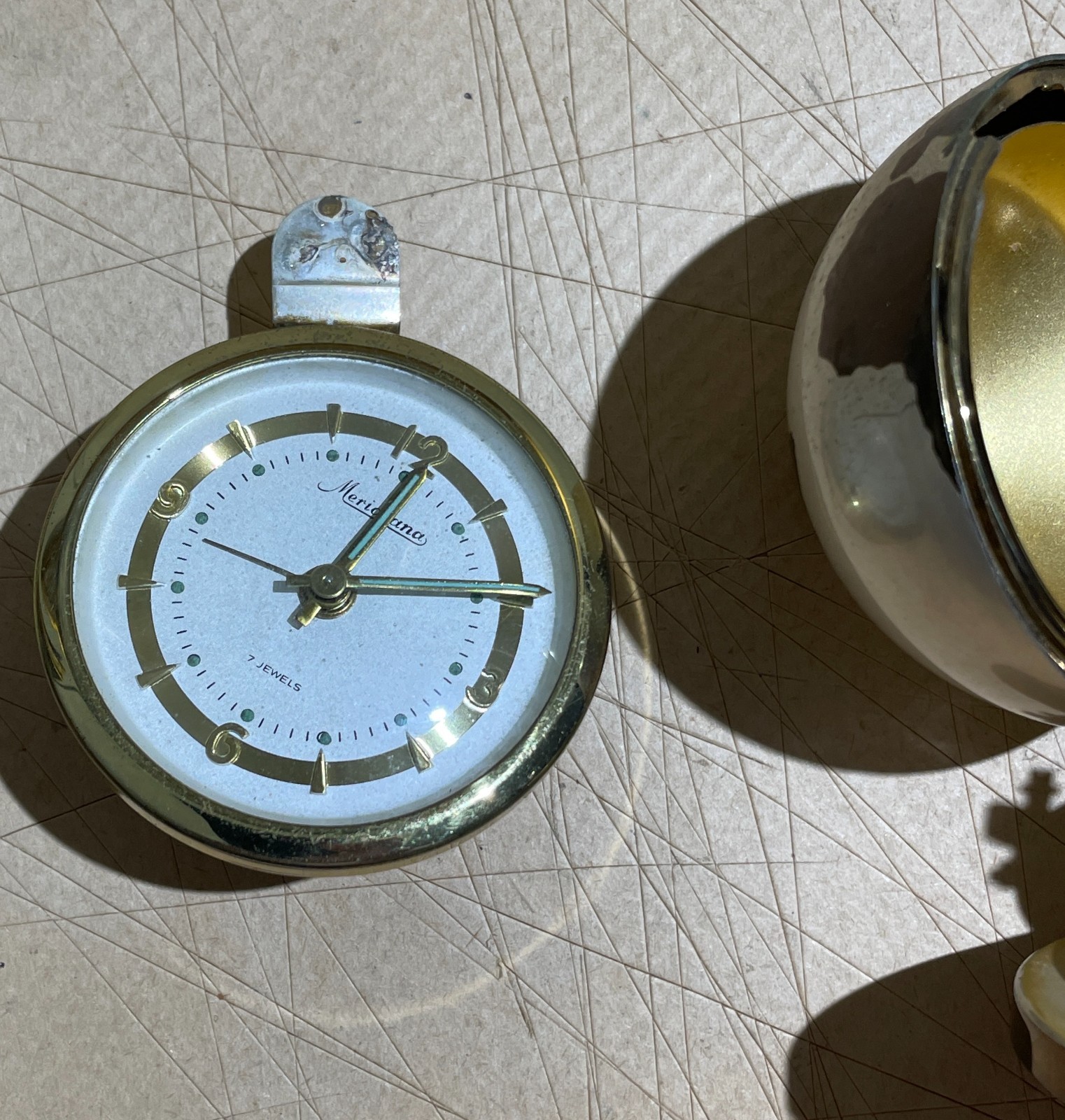 Globo Terrestre Decorativo Con Orologio Meridiana E Portafoto