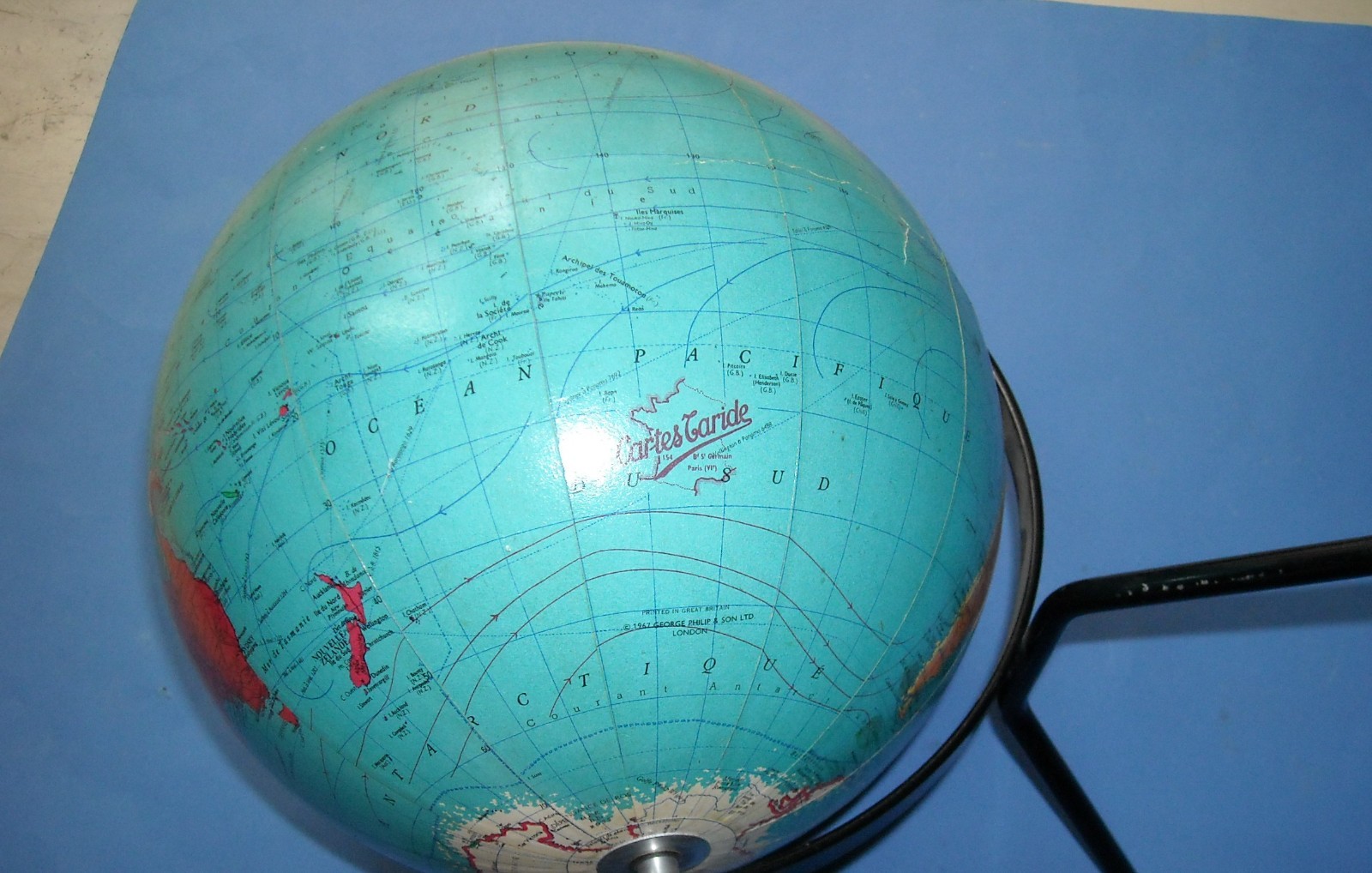 Globo Terrestre, Mappamondo, Cartografia, Decorativo Soprammobile Da Collezione
