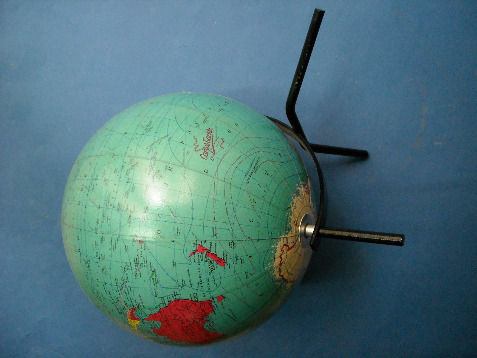 Globo Terrestre, Mappamondo, Cartografia, Decorativo Soprammobile Da Collezione