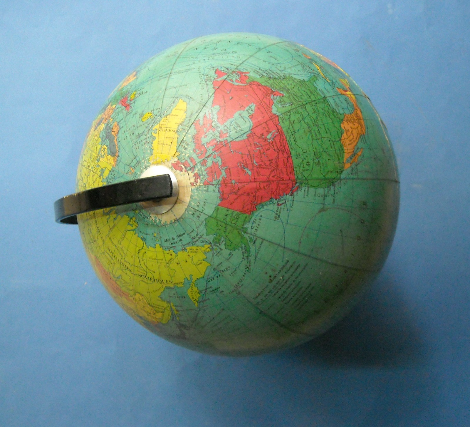 Globo Terrestre, Mappamondo, Cartografia, Decorativo Soprammobile Da Collezione