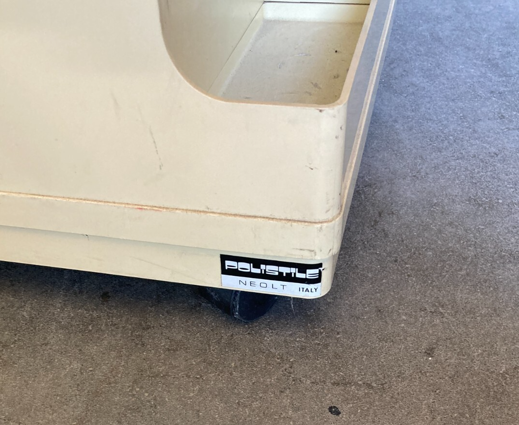 Carrello Da Ufficio Polistile Di Giovanni Pelis Per Neolt