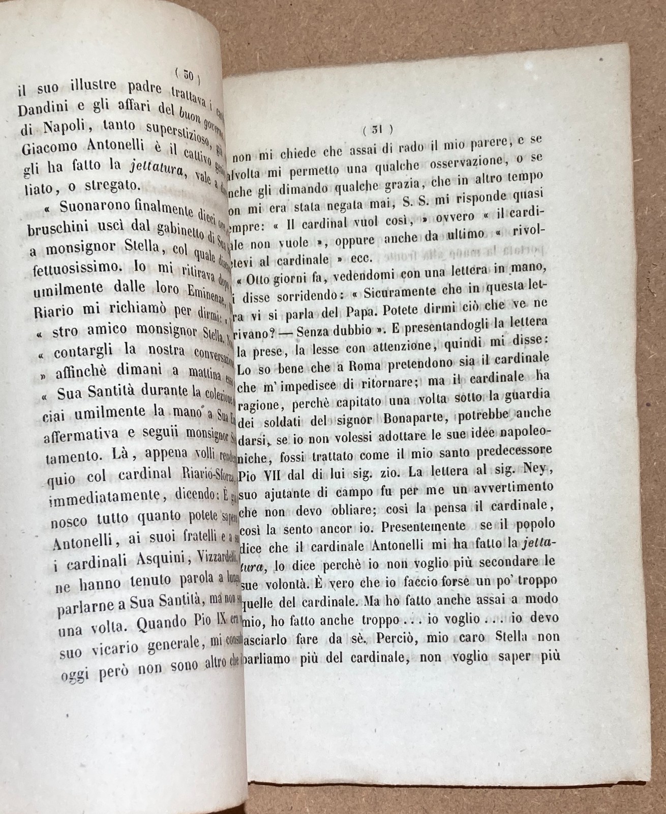 Lettere Da Portici, Napoli, Corte Papale, Cardinale Antonelli