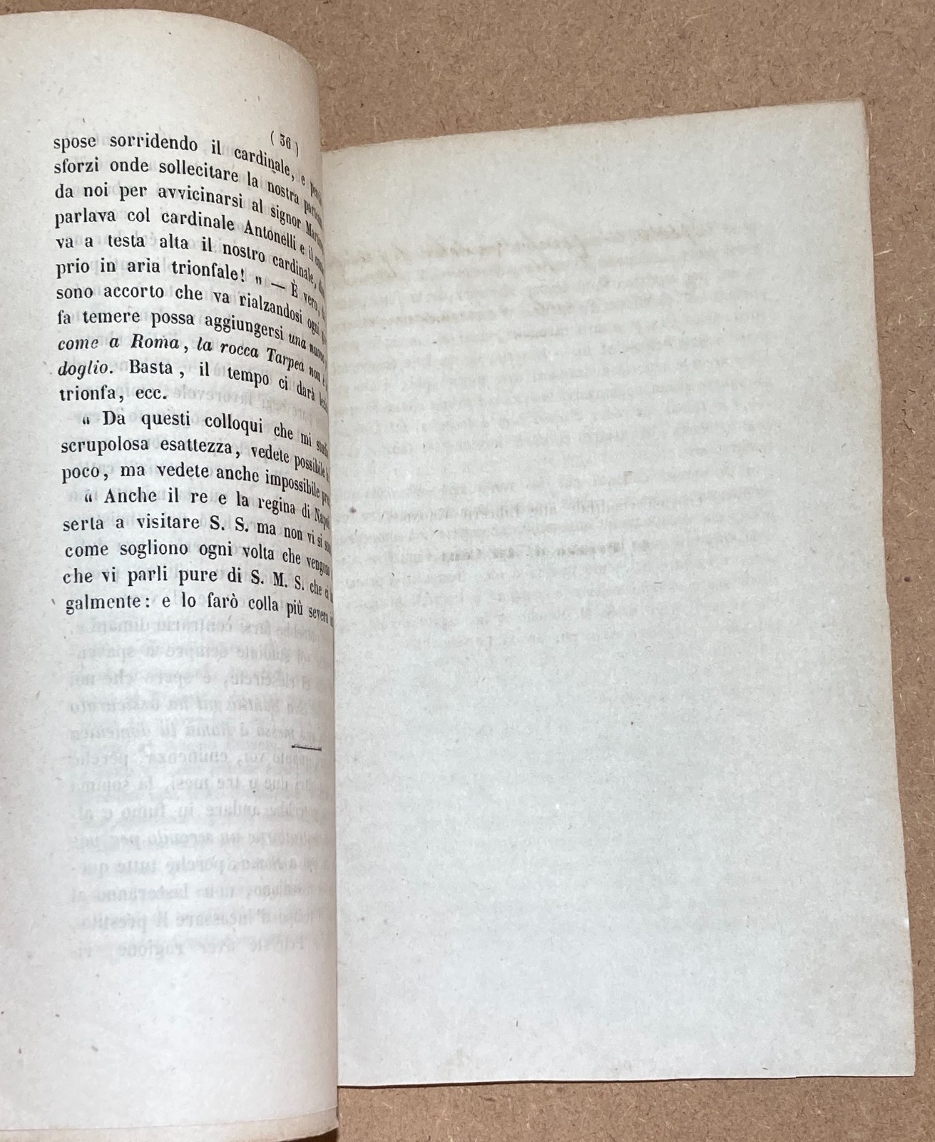 Lettere Da Portici, Napoli, Corte Papale, Cardinale Antonelli