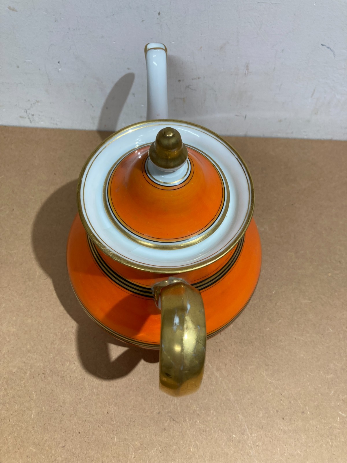 Decorativi Soprammobili: Porcellana Da Collezione   Caffettiera Con Due Tazze