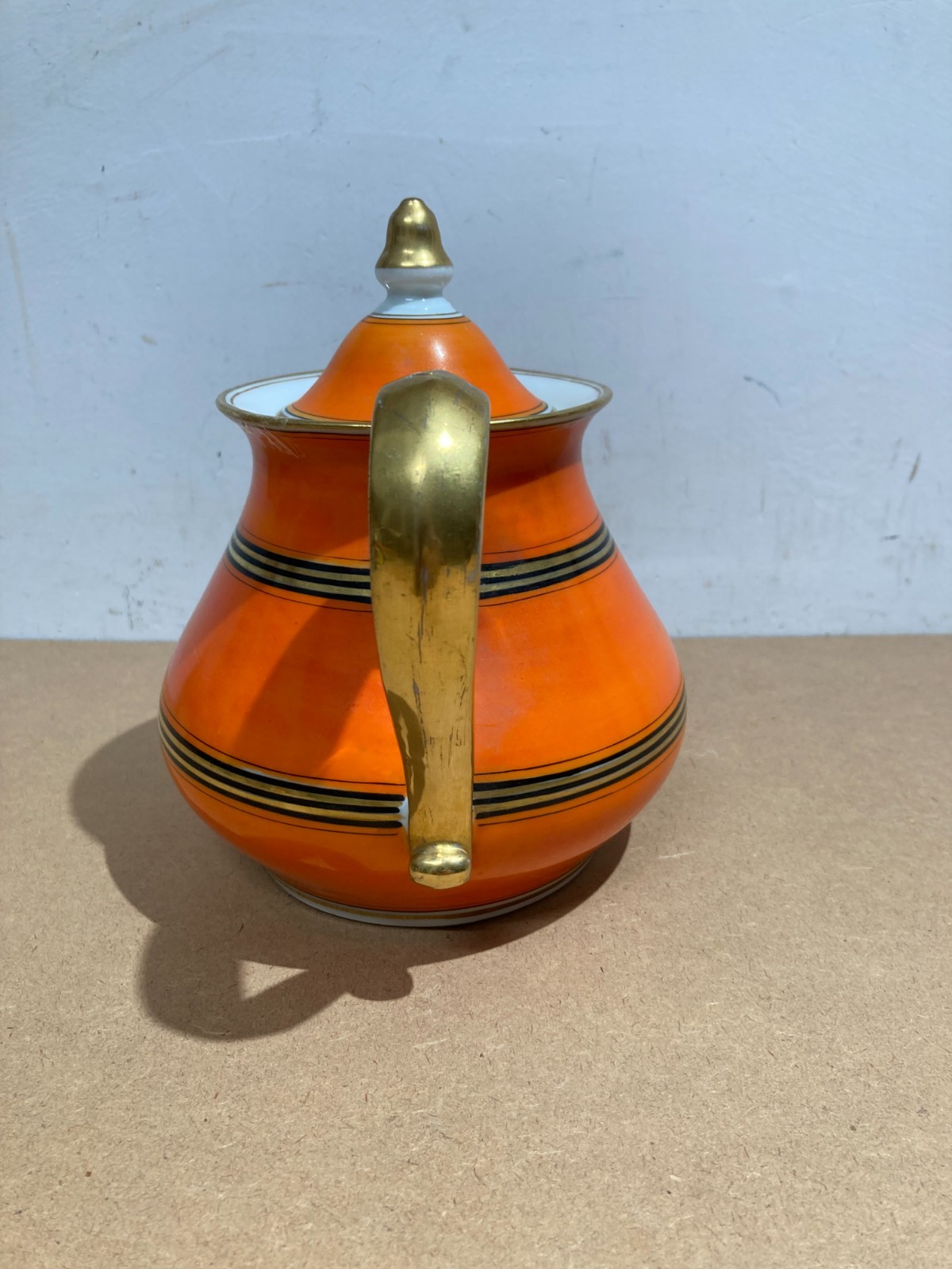Decorativi Soprammobili: Porcellana Da Collezione   Caffettiera Con Due Tazze