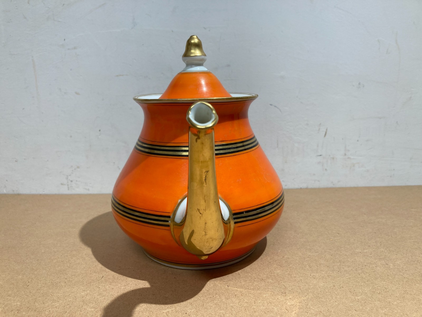 Decorativi Soprammobili: Porcellana Da Collezione   Caffettiera Con Due Tazze