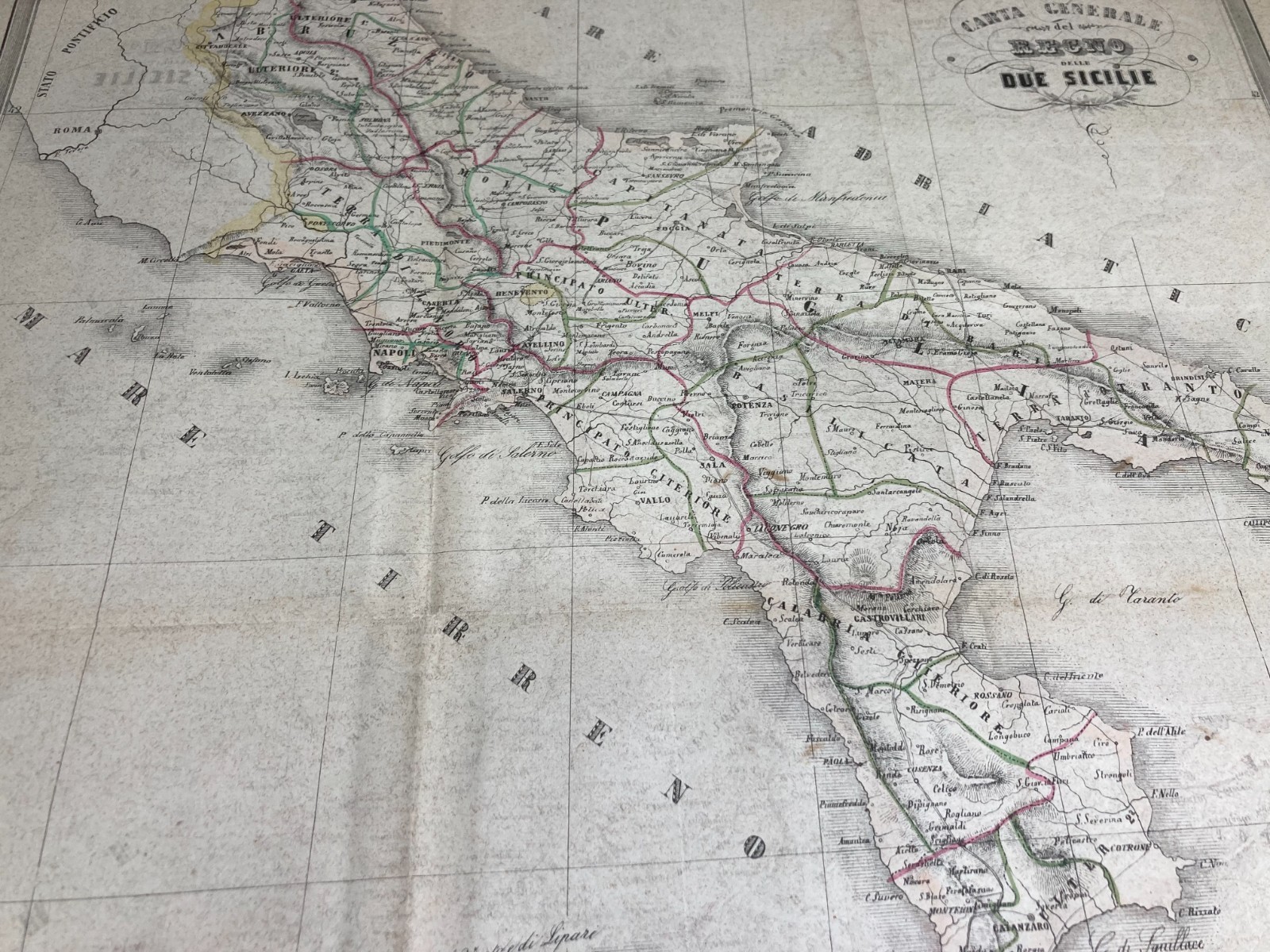 Antica Cartografia Del Regno Delle Due Sicilie: Abruzzo, Napoli, Sicilia, Puglia, Calabria E Basilicata