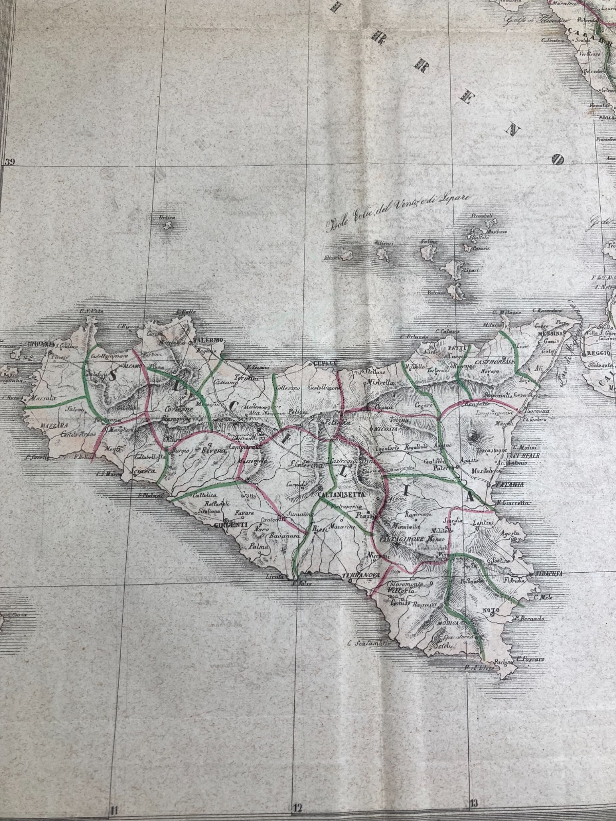 Antica Cartografia Del Regno Delle Due Sicilie: Abruzzo, Napoli, Sicilia, Puglia, Calabria E Basilicata