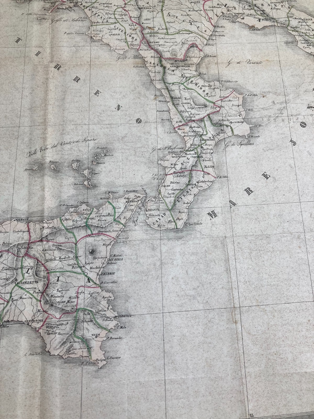 Antica Cartografia Del Regno Delle Due Sicilie: Abruzzo, Napoli, Sicilia, Puglia, Calabria E Basilicata