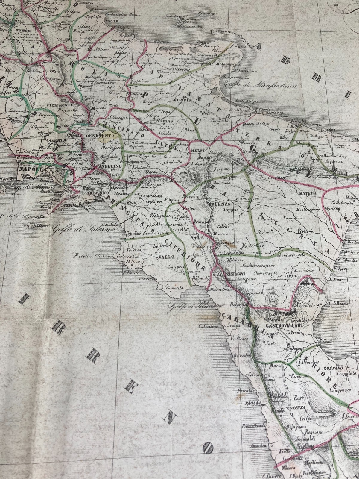 Antica Cartografia Del Regno Delle Due Sicilie: Abruzzo, Napoli, Sicilia, Puglia, Calabria E Basilicata