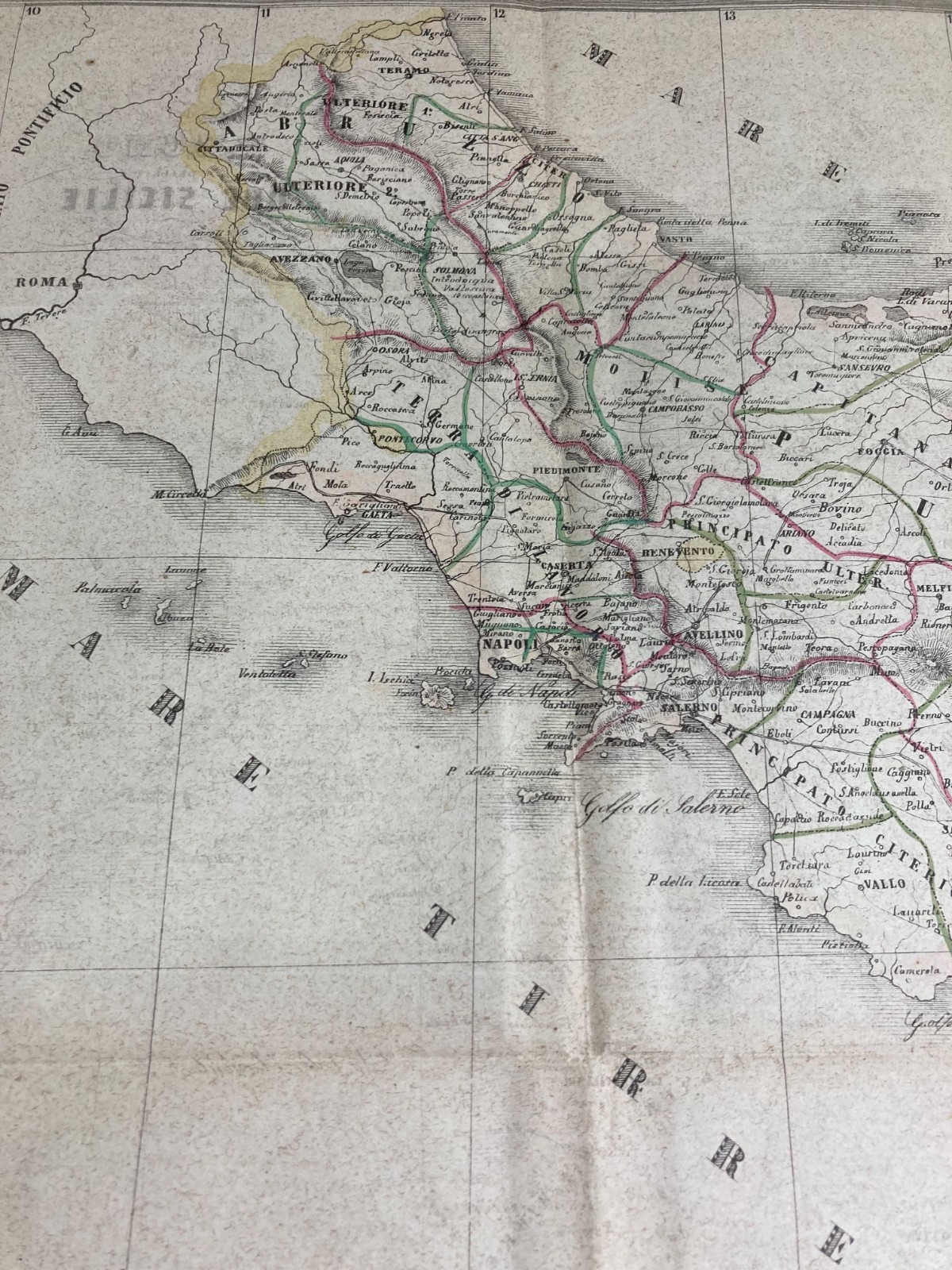 Antica Cartografia Del Regno Delle Due Sicilie: Abruzzo, Napoli, Sicilia, Puglia, Calabria E Basilicata