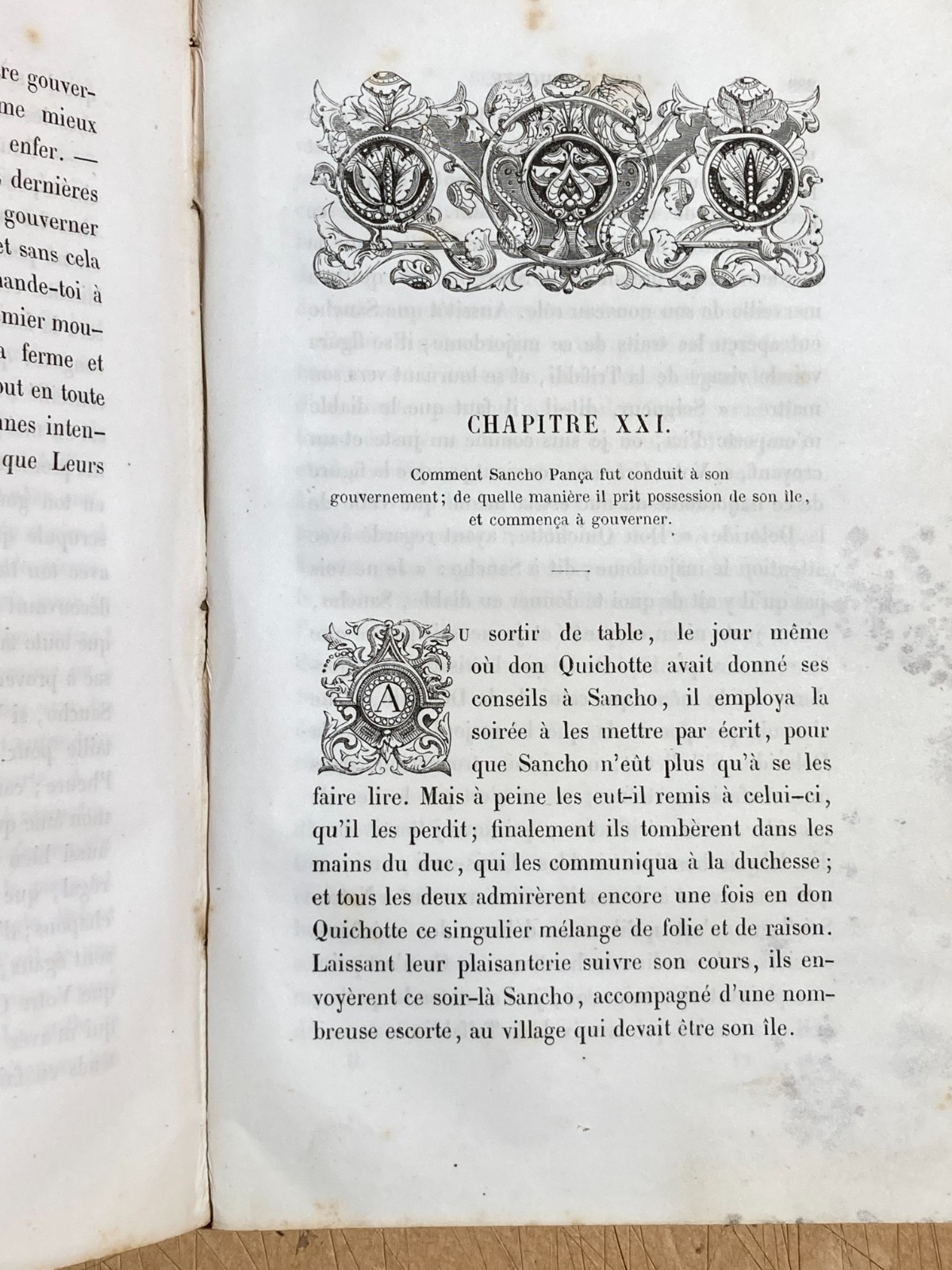 Cervantes   Antica Rara Edizione Illustrata   Tours   1848   Artista Grandville   Tavole