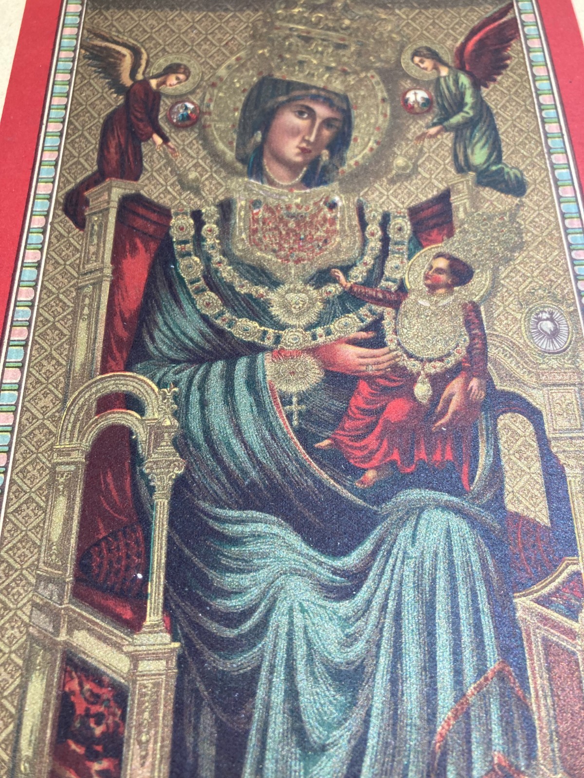 Stampa Devozionale: Madonna Di Montevergine, C. Gariboldi
