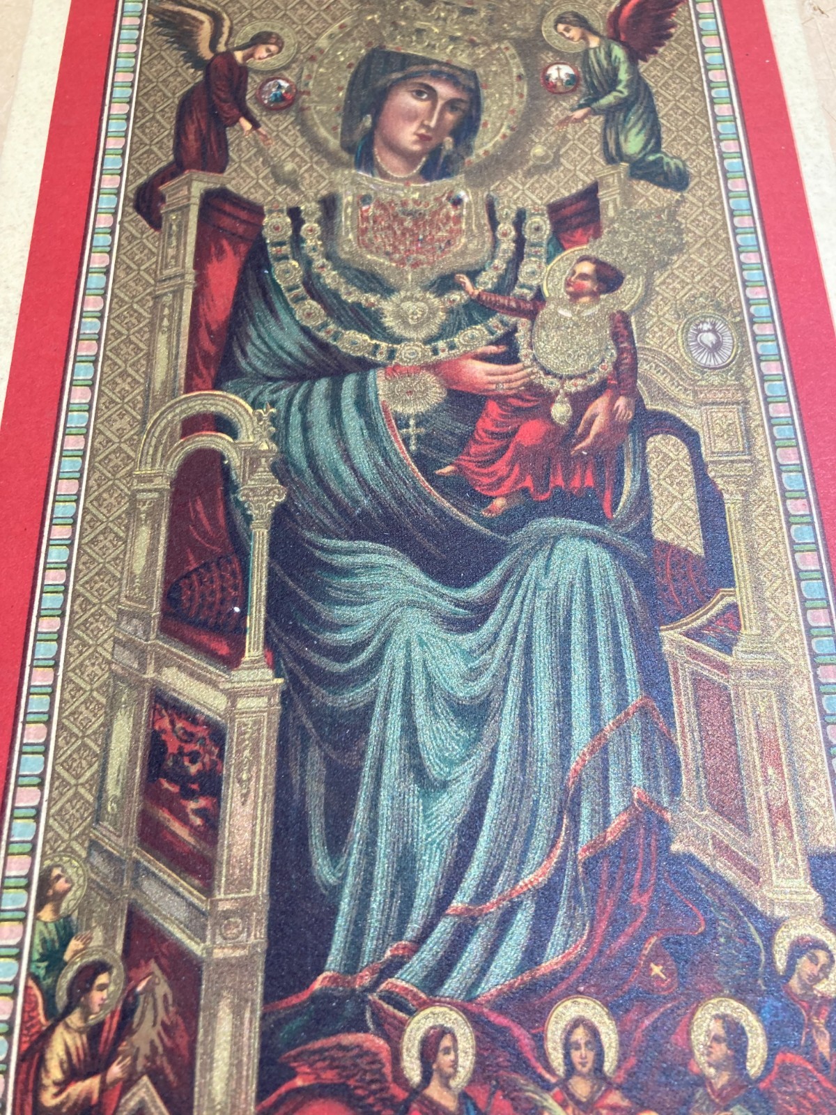 Stampa Devozionale: Madonna Di Montevergine, C. Gariboldi