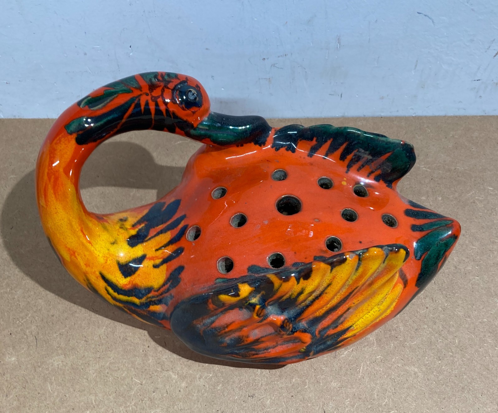 Ceramica Da Collezione   Soprammobile A Forma Di Cigno   La Cava (Alberto Caverni)