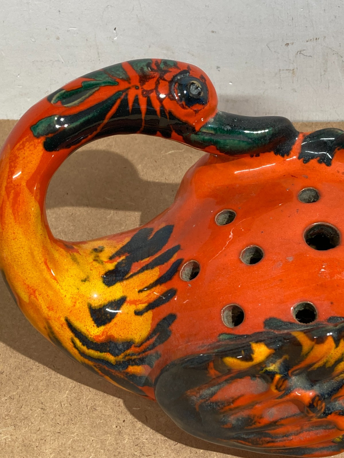 Ceramica Da Collezione   Soprammobile A Forma Di Cigno   La Cava (Alberto Caverni)